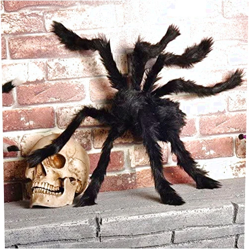 COOLJOY 35 INCH Halloween Decorations Spider Realistic Hairy Spider Halloween Party Decor for Outdoor Indoor