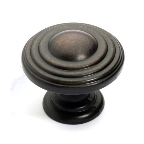 Dynasty Hardware K-80137-10B-25PK Newport Cabinet Hardware Knob, Oil Rubbed Bronze, 25-Pack