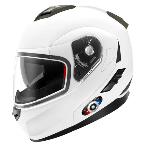 FreedConn Motorcycle Helmet Bluetooth 5.0 Integrated New EPS FreedConn BM2-S Modular Flip Up Dual Visor Motorbike Helmet DOT FMVSS-218 Approved MP3 FM for Adults Men Women