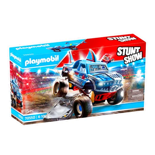 Playmobil Stunt Show Shark Monster Truck Toy