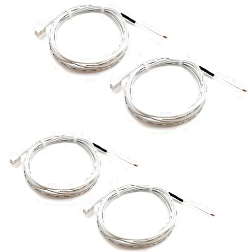TIEXYE 4Pcs Ender 3 Thermistor 1m/39.4Inches, 3D Printer ohm NTC 100K 3950 Thermistor Temp Sensor Compatible for Creality Ender 3/Ender 3 Pro/Ender 3 Neo/Ender 5/Voxelab Aquila, 2Pin XH2.54,