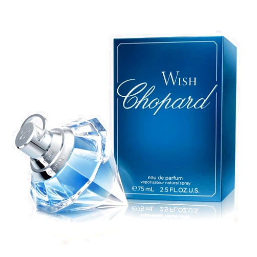 Chopard Wish For Women - Creamy, Gourmand Eau De Parfum Fragrance Spray For Her - Sweet Blend Of Vanilla, Caramel, And Balsamic Notes - Long Lasting Scent In Diamond Glass Bottle - 2.5 Oz