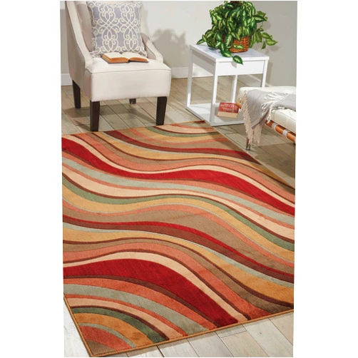 Nourison Somerset Mid-Century Modern Multicolor 2' x 2'9