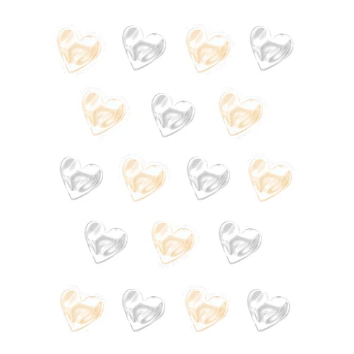 Dizgyuwei 18PCS Rose Gold Fridge Magnets Cute Love Heart Silver Refrigerator Magnets, Small Decorative Magnets for Whiteboard Cabinet Locker, Aesthetic Magnets for Classroom Kitchen Office