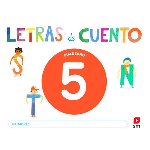 Carmen Gil,Pilar Menéndez,Silvia Abad,Natascha Rosenberg,María del Mar Ferrero,Juan Jesús Infante Toro Cuaderno de lectoescritura 5. Letras de cuento