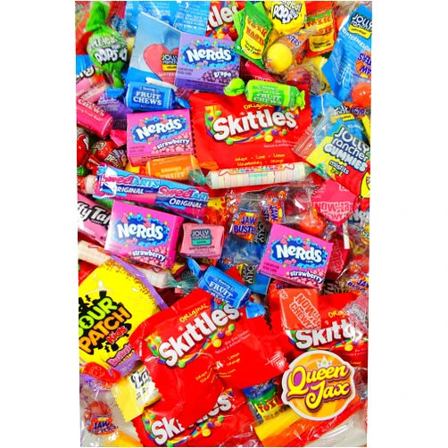 QUEEN JAX Candy Variety Pack - Assorted Candy Party Mix - 6 LB Bag - Candy Assortment - Bulk Candy Individually Wrapped - Candy Bulk – Pinata Candy - Mixed Candy - Deluxe Candy Mix