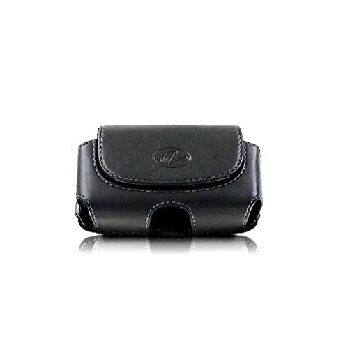 Wonderfly Horizontal Holster for Flip Phone, Smartphone or Device Up to 3.85x2.10x0.55 Inch in Dimensions, a Leather Carrying Case with Belt Clip and Belt Loops