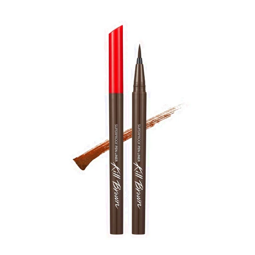 CLIO PROFESSIONAL CLIO Waterproof Pen Liquid Eye Liner, Precision Tip, Long Lasting, Smudge-Resistant, High-Intensity Color (002 BROWN (NEW))