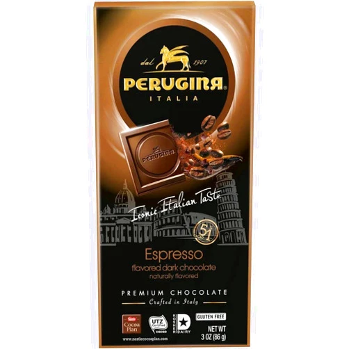 Perugina Chocolate Bars 3oz (1 Bar/unit) (Espresso - Dark Chocolate)