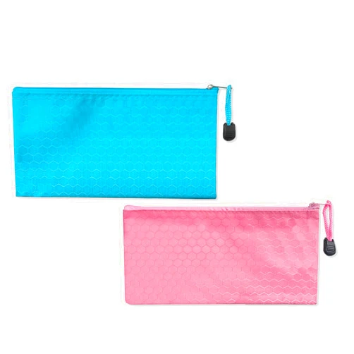 Qualsen Durable Pencil Case Aesthetic Pencil Pouch Big Capacity Pencil Bag Pen Case Cute Pencil Holder Pouch Pencil Pouch For Cosmetic Office Men Women Adult（2 colors）