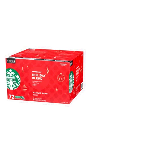 Starbucks Coffee Holiday Blend K Cup Pods, 29.2 Oz, 72 Count