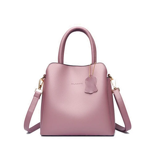 Diyukk PU Leather Bag with Dual Top Handles