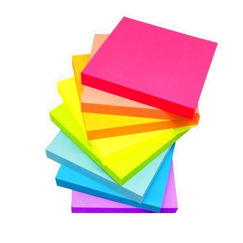 Vanpad Sticky Notes 3x3 Inches,Bright Colors Self-Stick Pads, Easy to Post for Home, Office, Notebook, 82 Sheets/pad