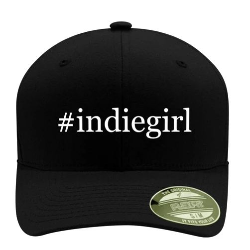 Tracy Gifts #indiegirl - Hashtag Men's Flexfit Baseball Hat Cap