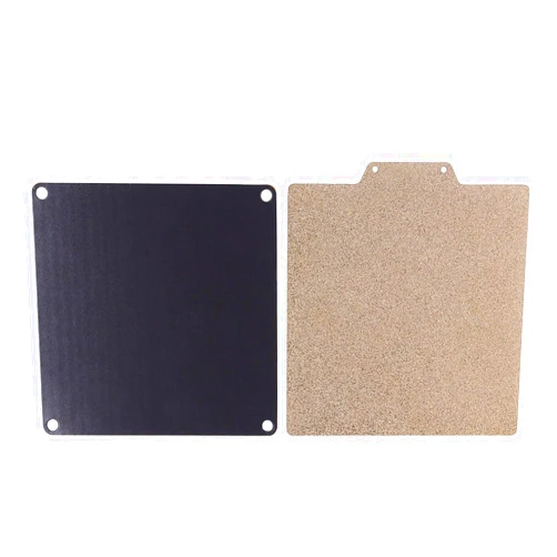 Walfront Double Sides Build Plate Spring Steel 120x120mm Build Plate Textured PEI Sheet 3D Printer Build PEI for Easythreed K7 for K9