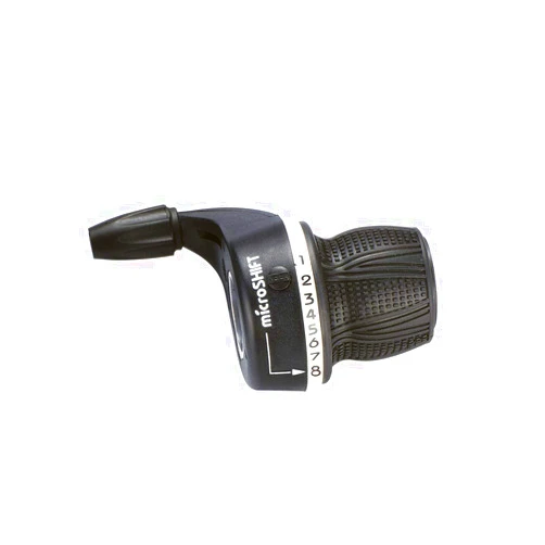 Microshift Twist MS29-8 Gear Levers, Sports and Outdoor, Black, 8 Speeds