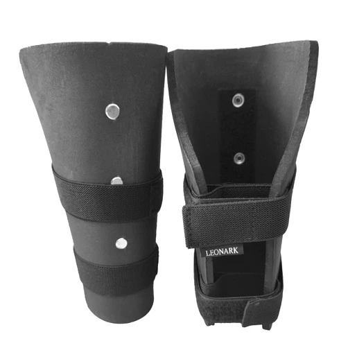 LEONARK Black Armoury Hema Fencing EVA Forearm Overlays Light Adjustable Unisex Armor Arm Guard Protectors