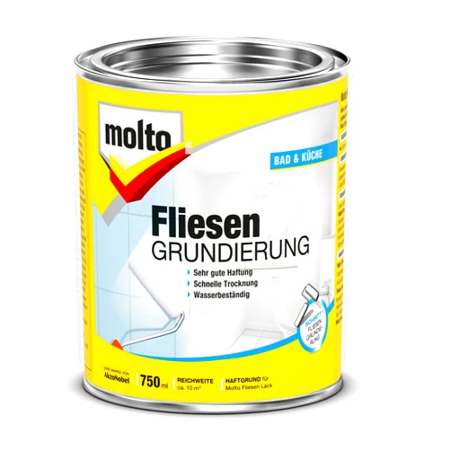 Molto Tile Primer to Optimise the Adhesion of Molto Tile Paint (1K) 750ml