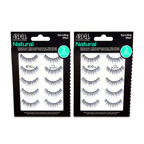 Ardell False Lashes #110 Black, 5 Pairs x 2 Pack