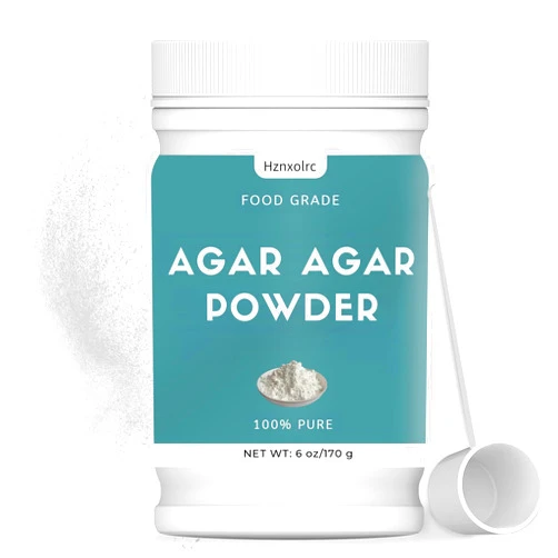Hznxolrc 6 oz Agar Agar powder Organic, 100% Pure, Premium Natural Thickener and Gelling Agent, Rich in Dietary Fiber, Suitable for Making Candies, Cheeses, Jellies, Jams and More