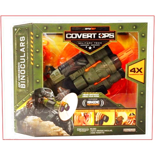 Tinflyphy SpyNet Covert Ops VIBRASONIC BINOCULARS - Hear 100 Feet Away 4x Magnification ,#G14E6GE4R-GE 4-TEW6W292866