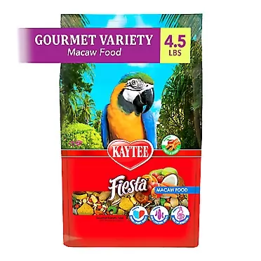 Kaytee Fiesta Macaws Bird Food 4.5 lb