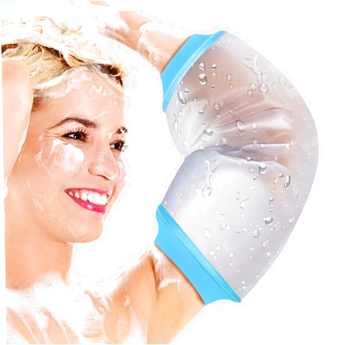 SUPERNIGHT PICC Line Shower Cover, Waterproof PICC Line Covers for Upper Arm, Adult Reusable Watertight Wound Bandage Sleeve Protector for Elbow/Arm