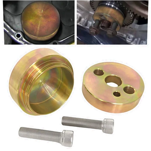 BIGLKNM 5046 Crankshaft Wear Sleeve Install Tool & 1338 Front Cover Crankshaft Seal Installation Tool Compatible with 1989-2016 Dodge Cummins 3.9L 5.9L 6.7L Diesel Engines