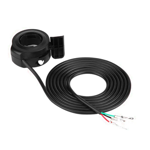 Acouto Thumb Throttle Speed Control 22mm 7/8inch Universal Thumb Throttle Handle Throttle Cable Assembly for E-Bike Electric Bike Scooters