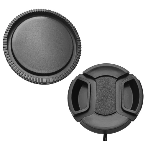 Hxdzieory 40.5mm Lens Cap + Rear lens cap Cover Compatible for Sony E PZ 16-50mm f/3.5-5.6 OSS,FE 28-60mm f/4-5.6 on Alpha A6600 A6500 A6400 A6300 A6100 A6000 A5000,40.5mm Filter Thread,Hxdzieory