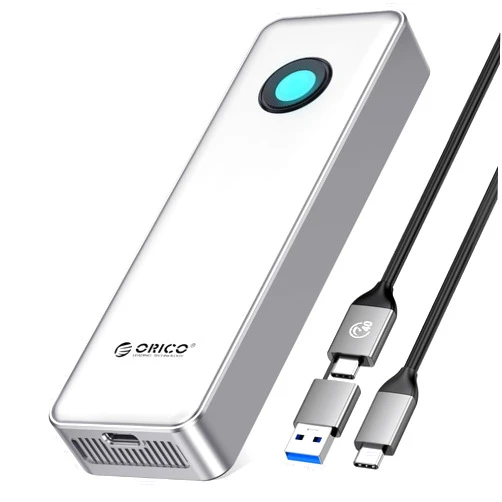 ORICO 1TB Portable SSD for 3700MB/s, RGB External Solid State Drive with 40Gbps 2 in 1 USB C Cable, Built-in Cooling Fan, Compatible with Thunderbolt 4/3, USB 4.0, PSSD - R3700