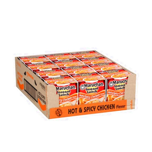 Generic Instant Lunch Hot & Spicy Chicken Flavor, 2.25 Oz, Pack of 12 By Maruchan
