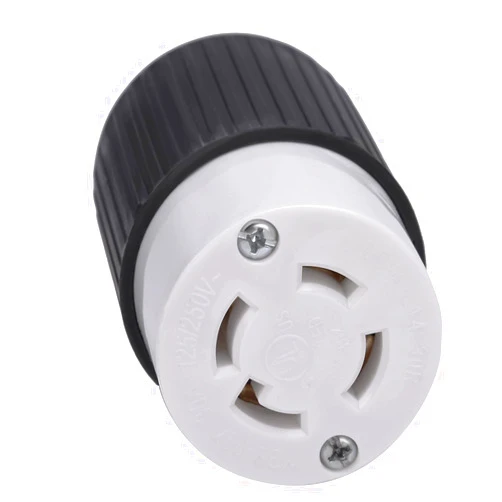 Saihisday L14-30R 30 Amps 125/250V 4 Prong Generator Twist Locking Plug Connector Female Receptacle