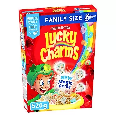 LUCKY CHARMS Cereal Family Size, 526g