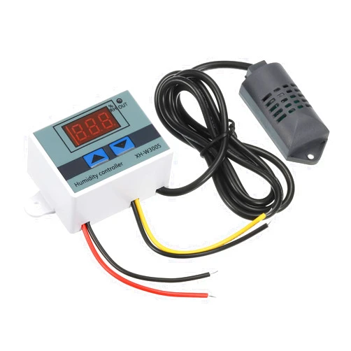 MECCANIXITY 12V DC LED Digital Humidity Meters Sensor Hygrometer Switch Controller 0 to 99% RH XH-W3005 for Greenhouse Home Brewing