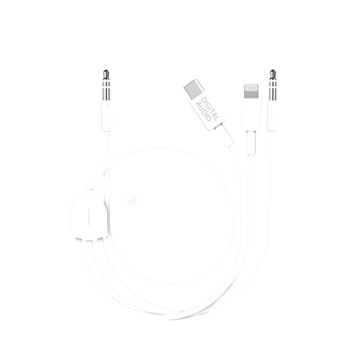 Tanzoizoi [3in1] USB C to 3.5mm Audio Aux Jack Cable Compatible with iPhone 15 14 13 12 11 XS XR X 8 7 iPad Pro, Samsung Galaxy S23 S22 S21 Ultra etc, Work with Car Stereo, Headset, Speaker - 3.93ft White