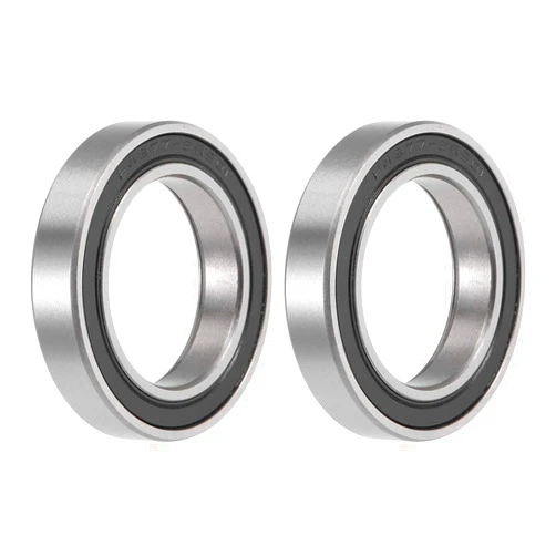 uxcell MR24377-2RS Deep Groove Ball Bearings 24mm x 37mm x 7mm Double Sealed Chrome Steel P0(ABEC1) 2pcs