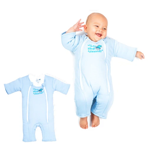 Baby Merlin's Magic Sleepsuit - Swaddle Transition Product - Cotton - Blue - 6-9 Months