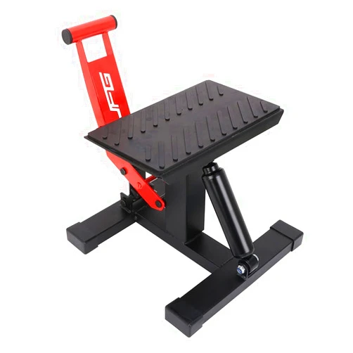 Fast Pro Motorcycle Jack Dirt Bike Stand Lift - Adjustable Hydraulic Lift Save Effort Hoist Table Height Lifting Stand