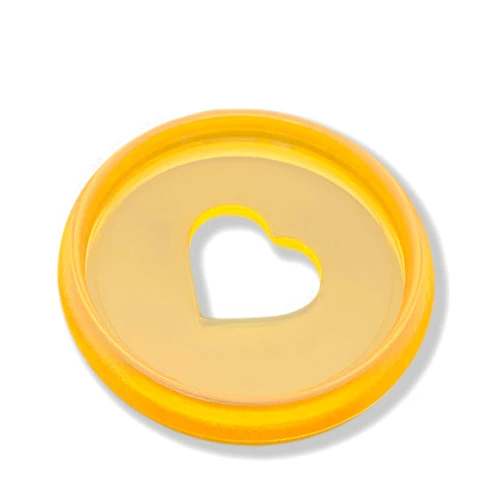 SaleCity Bancari 1.1” Planner Discs | Discbound Expansion Rings for Binders | Premium Set of 11 Heart Shape Discs | Holds Up to 150 Sheets