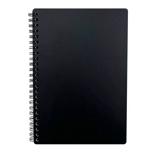 YUATCYA Reusable Sticker Storage Book Collecting Album Stickers Organizer Book A5 Size with Plastic Cover 40 Sheets Release Paper for Stickers Holder Collection (Black)
