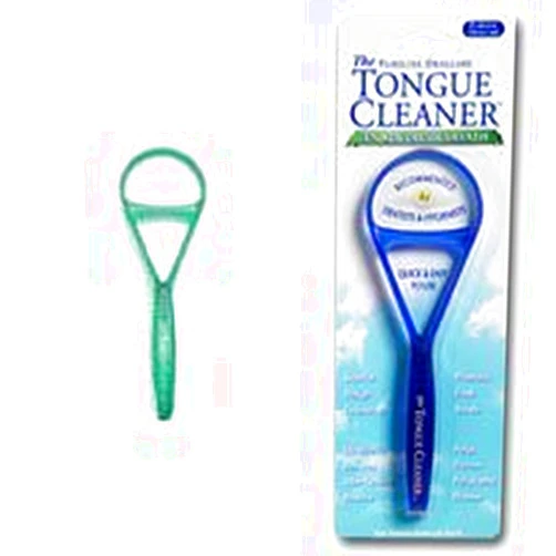 Pureline oralcare Tongue Cleaner - Green Plastic