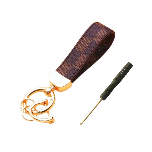 SOMUCH Car Leather Keychain - Anti-Lost Swivel Key Ring, Key Fob Holder for Men and Women, D-Ring Car Key Chain Organizer