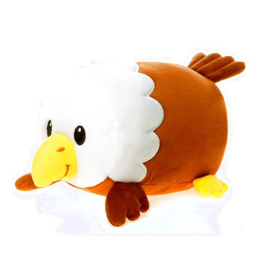 Plush Gear Cute Liberty Lil’ Huggy - Eagle Plush Pillow, 8 Inch Eagle Stuffed Animals, Soft Kawaii Plushie Cuddle Squishy, Plushies Birthday Gifts for Kids, Baby Showers