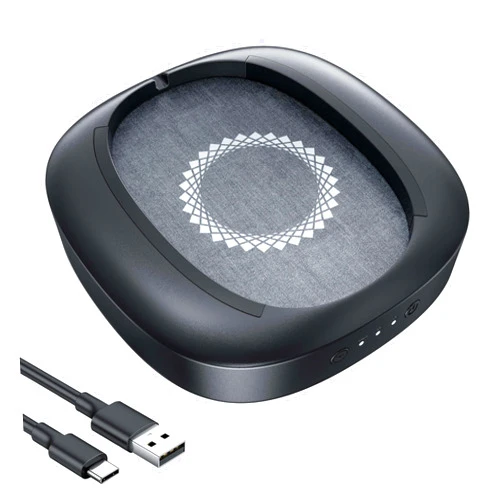 MEKASS Mouse Mover with Adjustable Interval Timer and Ultra-Silent Motor, Mouse Jiggler Simulates Real Mouse Movement, No Need Software, Mouse Jiggers for Keeping Computer Awake(Black)
