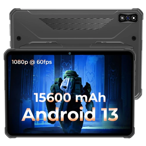 HOTWAV R7 Rugged Android 13 Tablet,12+256GB Waterproof Tablet 2TB Expandable,10.1'' HD+2K, 15600mAh Battery 900H Long Lasting Rugged Tablet PC,16+16MP Camera Tablet 4G Dual SIM/5G WiFi/OTG/GPS(Black)