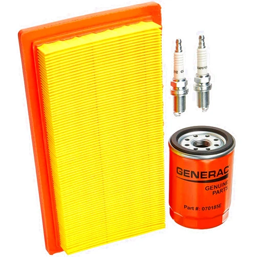 UGP Maintenance Kit 6485 with Universal Generator Parts Replacement air Filter for Generac 0J8478S fits Most 16 to 26 kw air Cooled generators.
