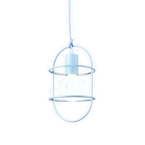 MTDYD E27 Single Head Small Hanging Lamp, Creative Hollow Iron Chandelier, Ceiling Pendant Light, Bedroom Children's Room Decoration Lighting Fixture