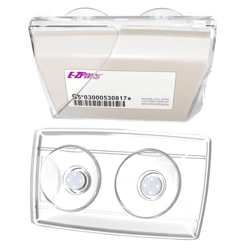 FLLIK EZ Pass Holder for Windshield. Ezpass Holder with Strong Suction Cups. Toll Pass Transponder iPass Holder.