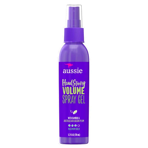 Aussie Headstrong Volume Spray Hair Gel, Maximum Hold, 5.7 oz (Pack of 2)